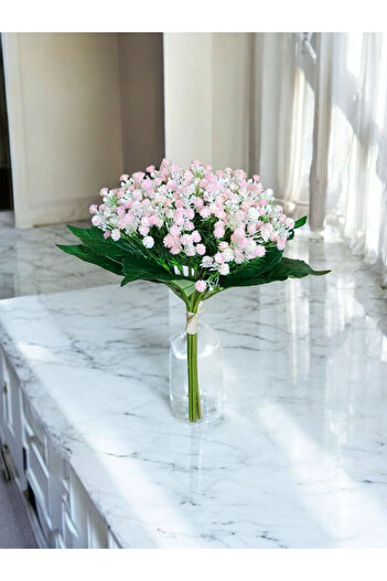 MD Aspiz Flowers Artificial Luxury Cipso Bouquet 7 Pieces (Without Pot) Bridal Bouquet Large Arrangement Vase