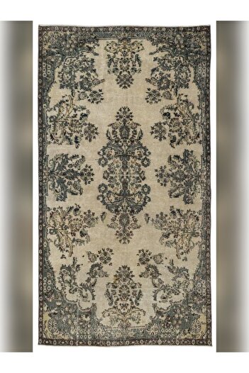 Apex Halı Eskitme Vintage Naturel El Dokuma 9812 166 x 303 cm