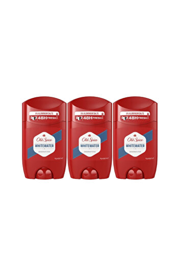 Old Spice Set 3 X Antiperspirant Stick Men 50ml Whitewater, Intense Fresh Perfume