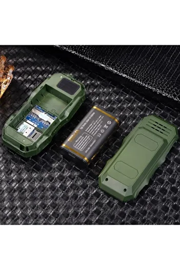 FOXMAG24 Military Rugged Phone, Dual Sim, 13000 Mah Battery, Color Display, Flashlight, Shock Resistant