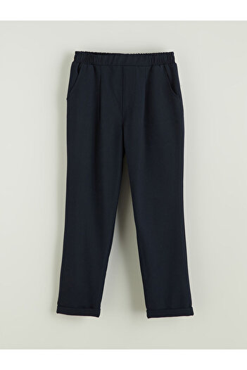 LC Waikiki Elastic Waist Pleated Girls' Trousers