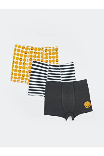 LC Waikiki Sparkling Selections from Shining Store |   Printed Boys' Boxers 3-Pack