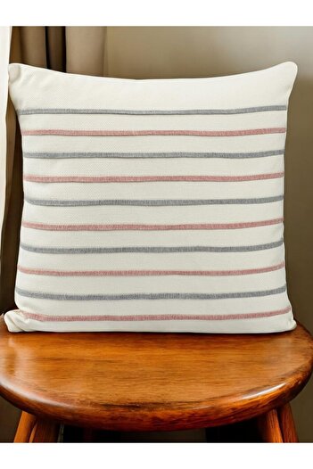 STOREMAX Snshop Bohemian Style Linen-Cotton Line Patterned 45X45 Throw Pillow Case 467437