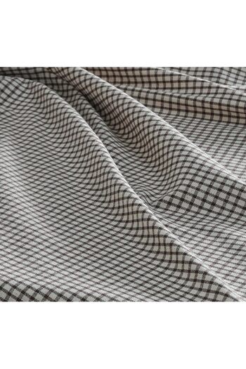 STOREMAX Snshop Doku |   6-Piece Linen Placemat Checkered American Style 35 X 45 cm (Brown) 467437