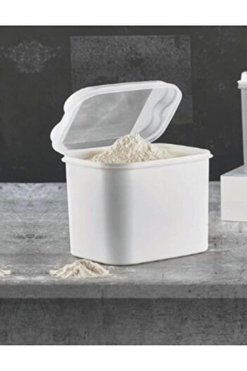 STOREMAX Polysight Ahmet Vipahmet 10 Lt Masal Flour and Storage Container White, Grey Trendzap 467437