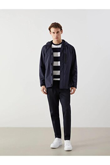 LC Waikiki Ανδρικό παλτό με κουκούλα LCWAIKIKI Standard Fit (W5)