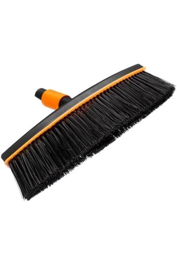 STOREMAX Polysight Brush, Quikfit Tool Head, Width: 38 Cm, Polypropylene Bristles, Black/Orange, Quikfi