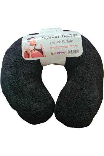 STOREMAX Sellbuyst Neck Pillow Dark Black Trendy 266450