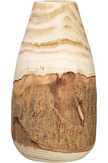 STOREMAX Polysight Co-Op 33 cm H Carved Paulownia Wood Live Edge (Each Will Be Different), 32 Cm, Trendzap 46