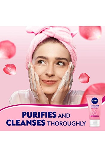 NIVEA Micellar Rose Water Face Wash - All Skin Types - 150ml