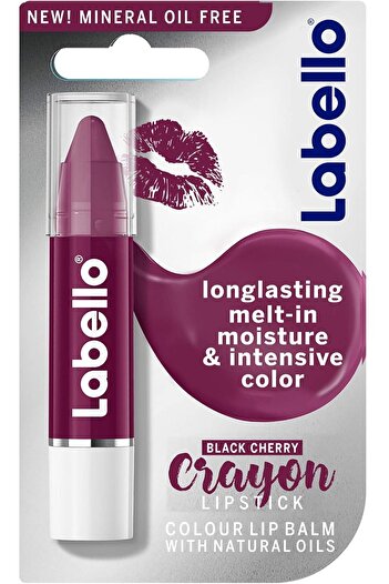 LABELLO Black Cherry Crayon Lipstick 3g