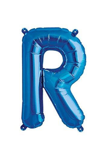 SDEPOT SDEPOT foil balloon, letter R, blue, 40 cm