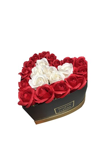 Colorissima Heart of Red and White Roses, Colorissima, 22 cm
