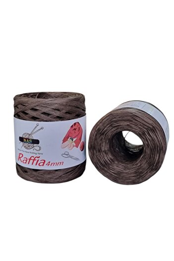 Nas Natura Raffia Rafya 100 gr Dik ve Tok Sert Çanta İpi D81 ACI KAHVE