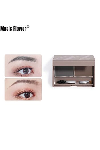 Music Flower Two-tone eyebrow powder