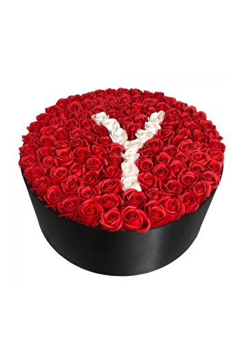 YUPY Letter Y from Roses in Giant Box, 50 cm, Yupy®