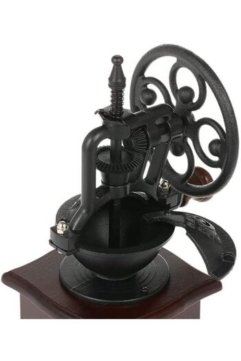 Unbranded/Generic Vintage Design Manual Coffee Grinder, Brown/Black, 15 cm