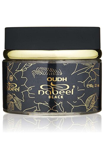 Nabeel Perfumes Oudh Black Incense Solid Perfume For Unisex, 60 gm