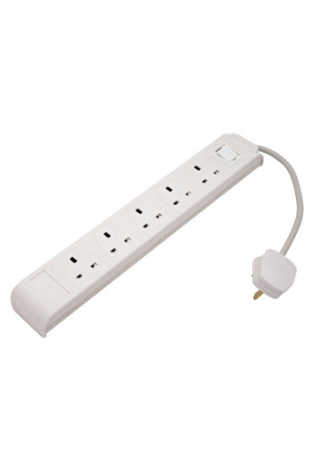 Home Best 5-Way Extension Cord with Switch 3m
