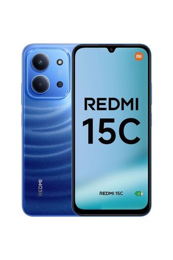 Xiaomi Redmi 15C, 256GB, 4GB RAM, 6.9 HD+, MediaTek Helio G81-Ultra, 6000 mAh, Blue