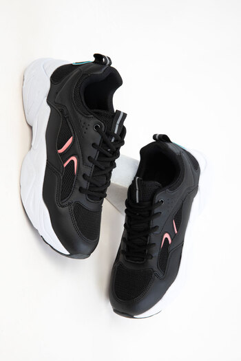 SOHO Black-Pink Women's Sneaker 20822