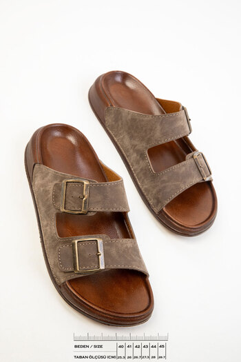 SOHO Mink Men's Slippers 20304