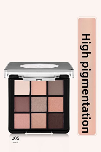 Flormar Mat & Işıltılı Kremsi Far Paleti - Eye Shadow Palette - 005 Nude Dude- 8682536048477