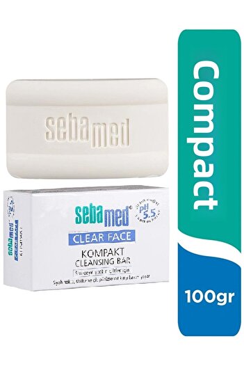 Sebamed Clear Face Compact Facial Cleansing Bar Soap for Acne-Prone Skin 100Gr (Set of 9)