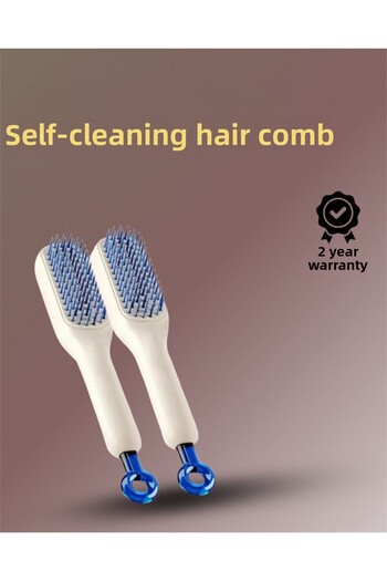 ZERO LAND Hn-Shop Self-Cleaning Massage Hair Comb – Anti-Static, Ergonomic Design