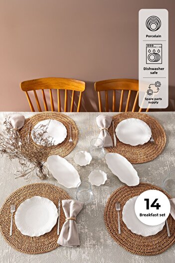 Emsan Aren 14 Piece Breakfast Set for 6
