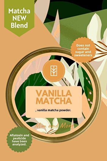 Mim and More Vanilla Matcha - Matcha with Vanilla Flavor 25 g