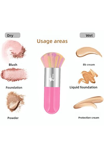 Demstar Professional Kabuki Foundation and Blush Makeup Brush - Luxury Rs