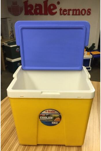Kale Termos 25 Liter Car Thermos - Yellow Body Blue Cover