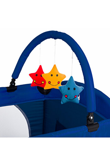 Juju Patut pliant 2 niveluri Sleepy Baby, Space Adventure