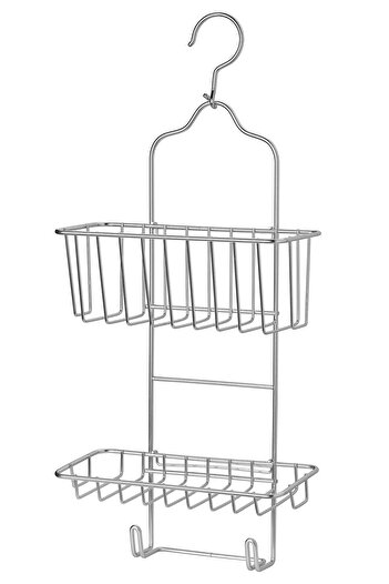 Binbirreyon Chrome Bathroom Shelf Hanging Shelf Shower Shelf 53cm Lb047
