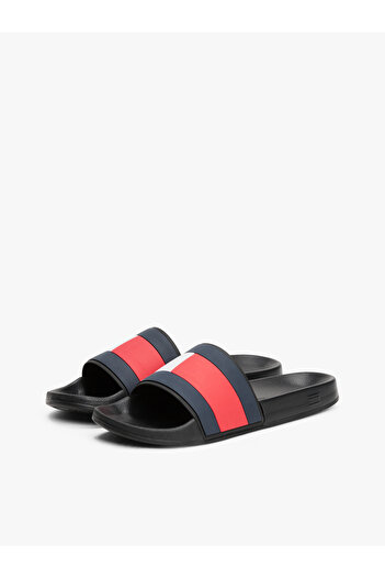 Tommy Hilfiger Men's Black Slippers Fm0Fm04263 Bds
