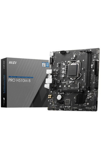 MSI Placă de bază pentru jocuri Pro H510m-b Intel H510 Socket 1200 Ddr4 2933mhz Matx