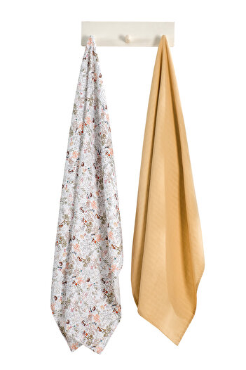 tinylamb Garden Bamboo - Cotton Muslin Cover 110x110 - 2 Pieces