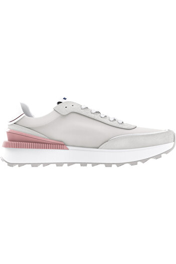 Tommy Hilfiger Kadın / Kız Marka Logolu Günlük Kullanıma Uygun Gri Sneaker EN0EN02511 P06