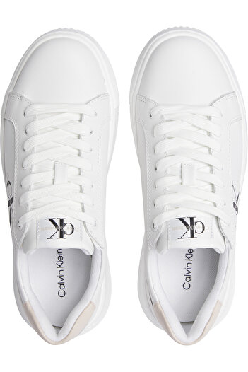 Calvin Klein Bright White/Whisper Pink Sneaker For Kadın / Kız