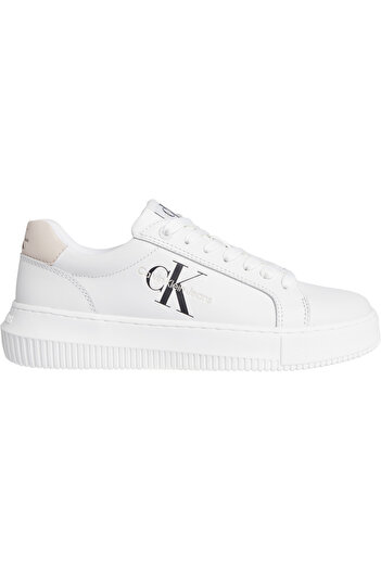 Calvin Klein Bright White/Whisper Pink Sneaker For Kadın / Kız