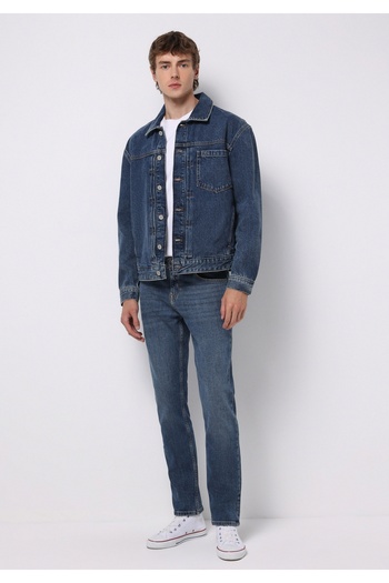 Colin's Ανδρικό μαύρο τζιν παντελόνι Straight Fit
