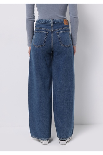 Colin's Loose Fit Low Waist Wide Leg Women's Indigo Jean Pants