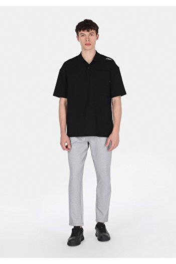 Colin's Slim Fit Mid Waist Long Leg Men's Gray Trousers