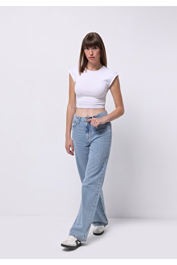 Colin's Regular Fit Kadın Pamuklu Light İndigo Denim Jean Pantolon
