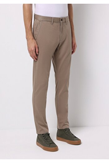 Colin's Slim Fit Orta Bel Düz Paça Erkek Bej Astarsız Pantolon