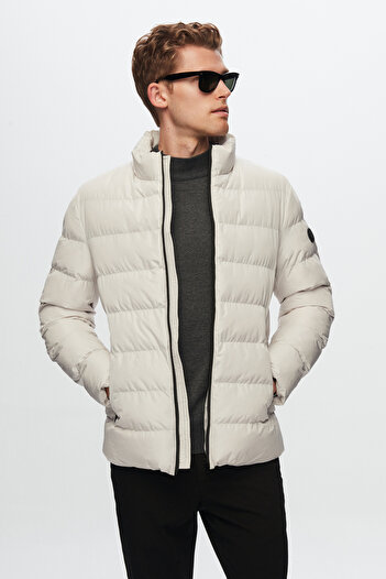 Twn Slim Fit Ekru Mont