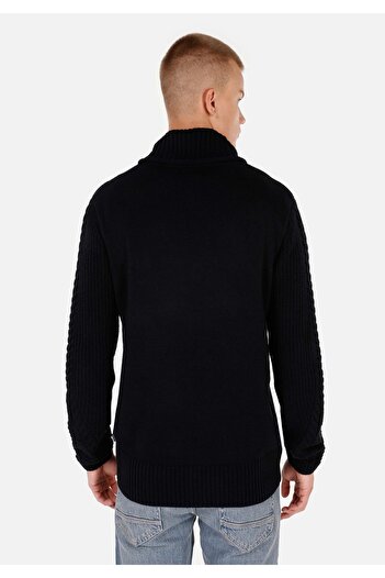 Colin's Regular Fit Erkek Siyah Hırka