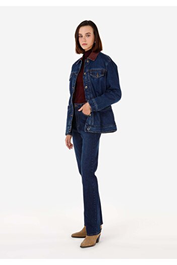 Colin's Slim Fit Kadın Koyu Mavi Ceket