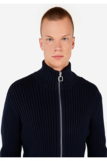 Colin's Slim Fit Erkek Lacivert Hırka